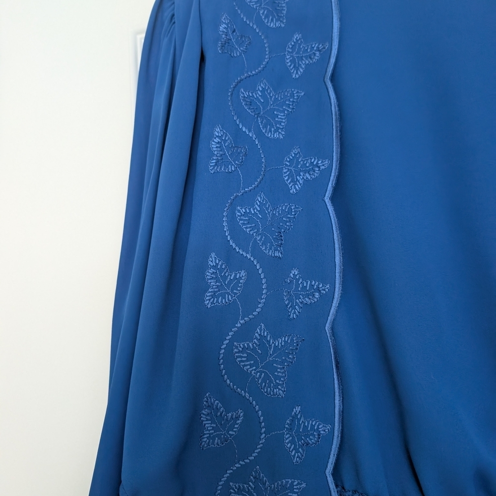 Vintage Blue Women's Top - Picture 4 of 7